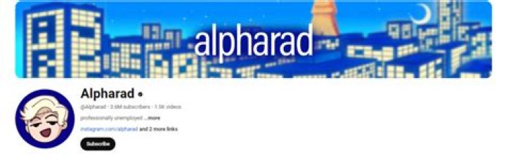 Alpharad Youtuber overview