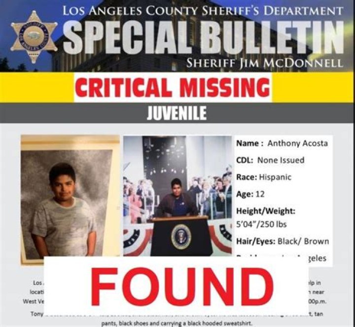 Anthony Acosta Missing Update: Is He Found Yet?