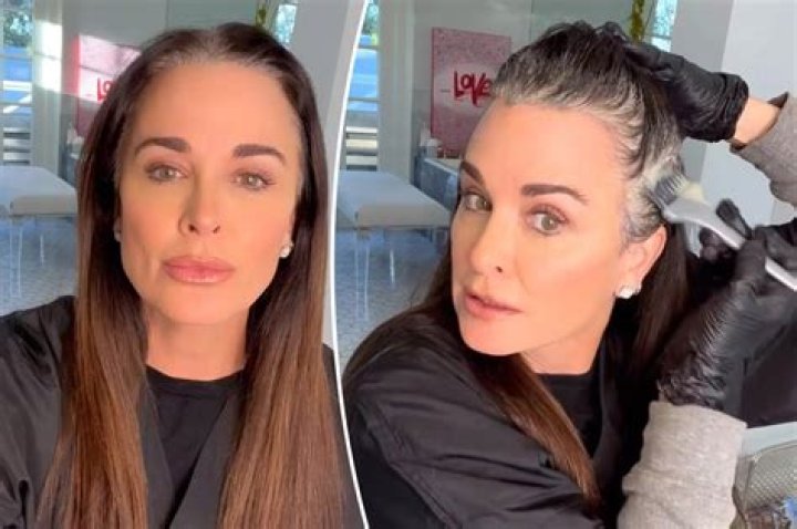 Kyle Richards dyes her roots at home, doesn’t let her husband see the process